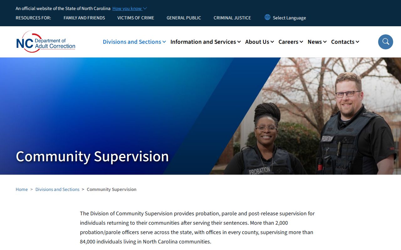 Chapel Hill criminal records near Durham County and state community supervision